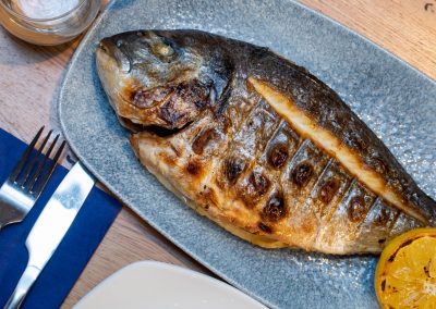 Nissi Mezedakia Restaurant Sea Bream Tsipoura