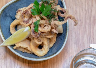 Nissi Mezedakia Restaurant Fried Squid Kalamari